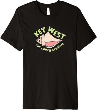 Discover Key West Conch Florida Keys Gift Seceded Conch T-Shirt