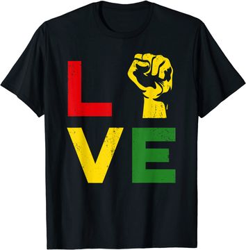 Discover Vintage Love Emancipation Day Melanin Black Pride T-Shirt