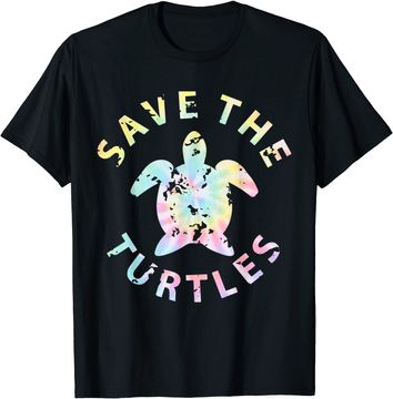 Discover Save The Turtles Tie Dye T Shirt