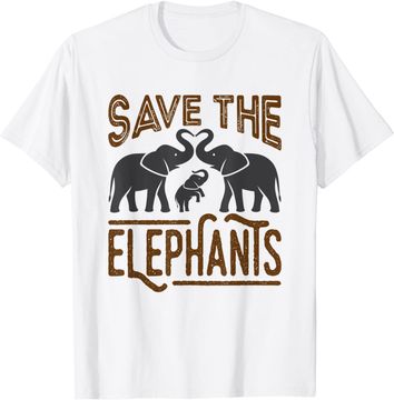 Discover Protect Wildlife Save The Elephants T Shirt