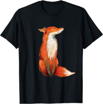 Discover Watercolor fox T-Shirt