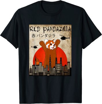 Discover Red Panda Red Pandazilla T Shirt