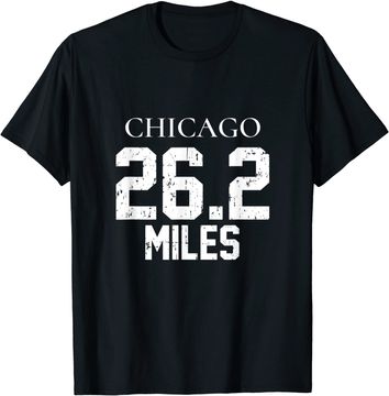 Discover Chicago 26.2 Running T-Shirt