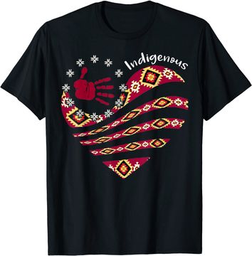 Discover Indigenous Woman Native American Strong T-Shirt