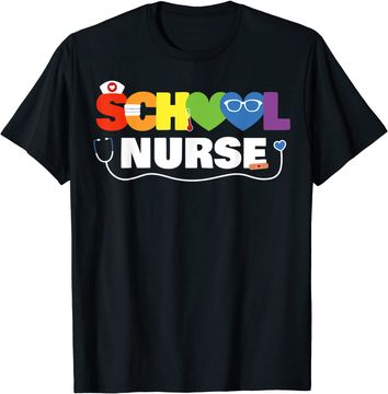 Discover School Nurse Registered Nurse Back To School Nursing T Shirt