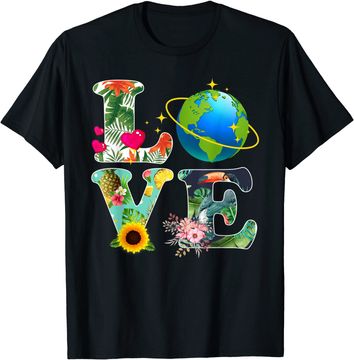 Discover Love World Earth Day 2021 Environmental Saving The Planet T-Shirt