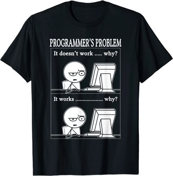 Discover Programmers Problem Fun Developer T Shirt