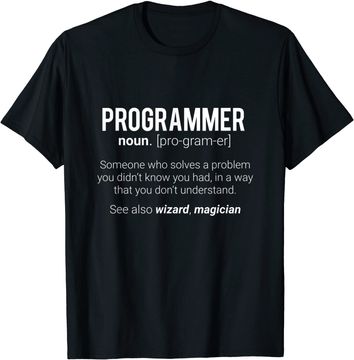 Discover Programmer Meaning Programmer Noun Defintion T Shirt