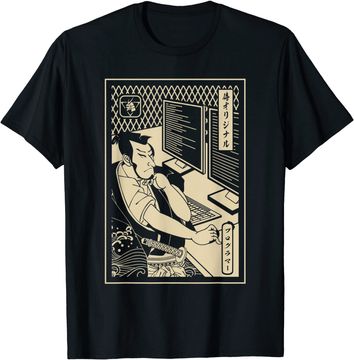 Discover Programmer Samurai Warrior Computer Developer Samurai T Shirt