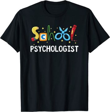 Discover School Psychologist Cute Gift Psych Therapist Appreciation T Shirt
