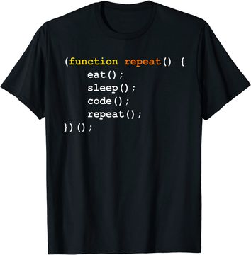 Discover Computer Science Programmer Eat Sleep Code T Shirt