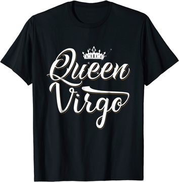 Discover Birthday Queen Virgo Zodiac T Shirt