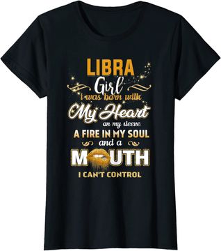 Discover Womens I'm Libra Girl September 23 T Shirt
