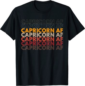 Discover Capricorn AF Apparel Zodiac T Shirt