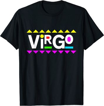 Discover Virgo Zodiac Design 90s Style T Shirt