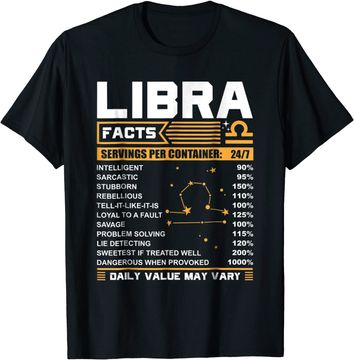 Discover Libra Birthday Facts T Shirt