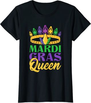 Discover Costume Carnival Gift Queen Mardi Gras T-Shirt