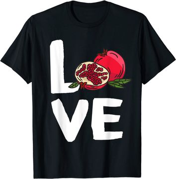 Discover I Love Pomegranate Kawaii Fruit T Shirt