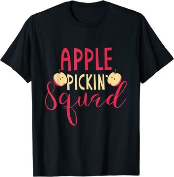 Discover Apple Picking Squad Gift Apple Fruit Picker T-Shirt
