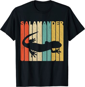 Discover Vintage Retro Style Salamander Silhouette T-Shirt