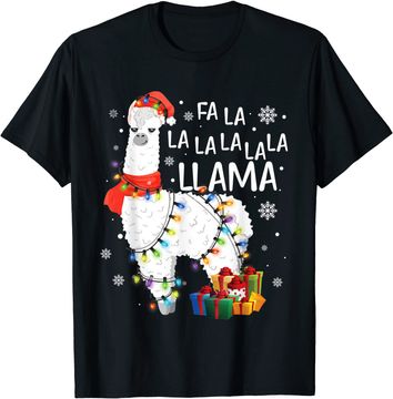 Discover Fa La La Llama Funny Christmas T-Shirt