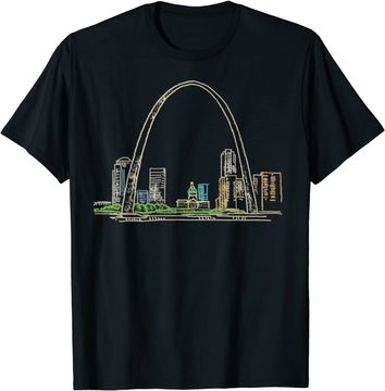 Discover Gateway Arch St Louis T Shirt