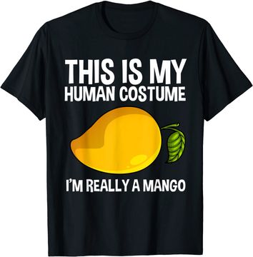 Discover This Is My Human Costume Mango Fruit T Shirt