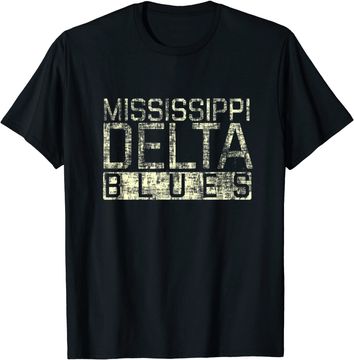 Discover Mississippi Delta Blues Vintage T-Shirt