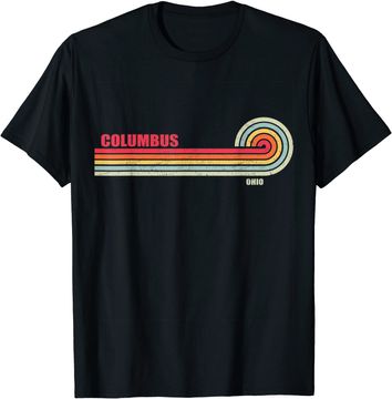 Discover Columbus Ohio City State Hometown Vintage T-Shirt
