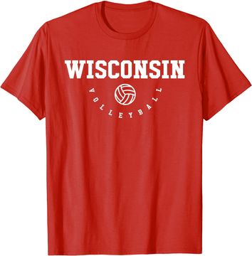 Discover Women's Wisconsin Volleyball Team T-Shirt