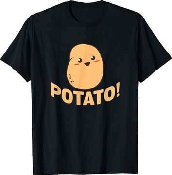 Discover Cute Potato Smiling Tee T-Shirt