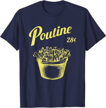 Discover Retro Poutine T-Shirt