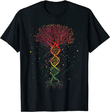 Discover DNA Tree Life Genetics Biologist Science Earth Day T Shirt
