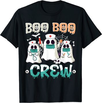 Discover Boo Boo Crew Nurse Halloween Ghost Costume Matching T Shirt