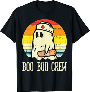 Discover Boo Boo Crew Nurse Halloween T Shirt
