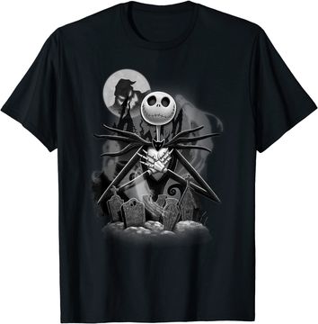 Discover Nightmare Before Christmas Jack Night Scene T Shirt
