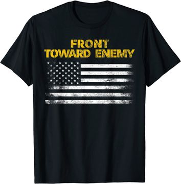 Discover Front Toward Enemy Claymore Mine American Flag T Shirt