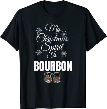 Discover My Christmas Spirit is Bourbon T-Shirt