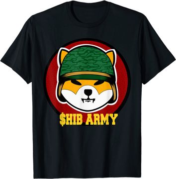 Discover SHIB ARMY Shiba Inu Coin T Shirt