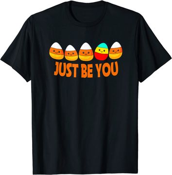 Discover Halloween Be yourself Be you Candy Corn T-Shirt