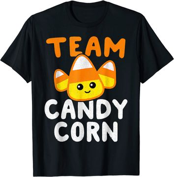 Discover Halloween Team Candy Corn Funny Lazy T-Shirt