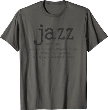 Discover Jazz Music Definition Dictionary T-Shirt