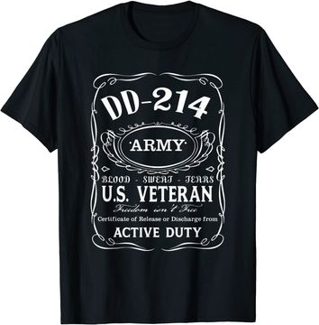 Discover Army Veteran DD-214 Shirt