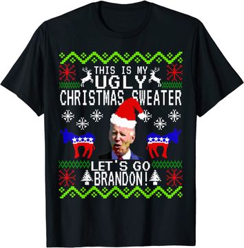 Discover Let's Go Brandon Ugly Christmas T-Shirt