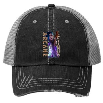 Discover Arcane Jinx Leage Of Legend Trucker Hats