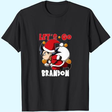Discover Goku Santa Christmas Let's Go Brandon T-Shirts