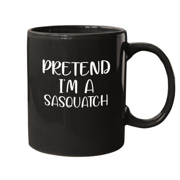 Discover Pretend I'm A Sasquatch Mugs