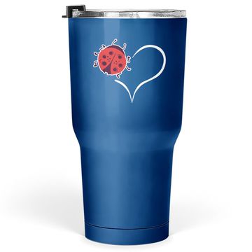 Discover Ladybug Collecting Beetles Bug Heart Tumbler 30 Oz