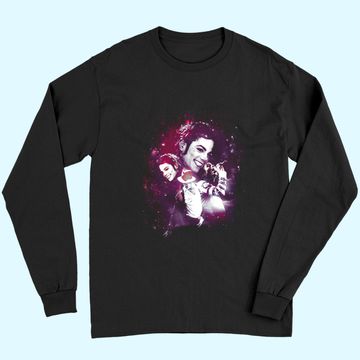 Discover Michael Jackson King Of Pop Neon Long Sleeves