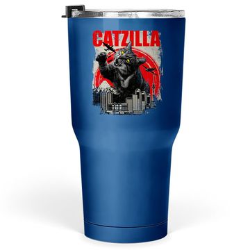 Discover Catzilla Cat Lover Kitten Kitty Tumbler 30 Oz